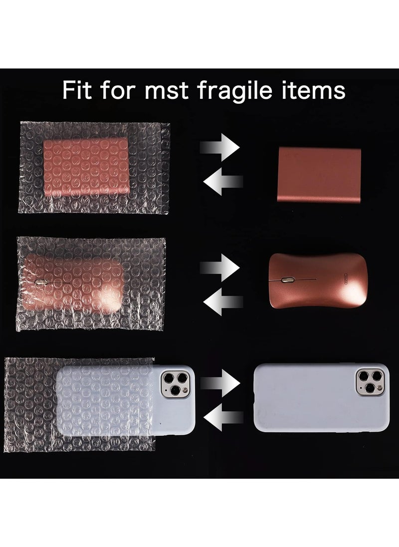 Oasisgalore 100 Pcs 4x6 Inch Bubble Pouches, Double-Walled Cushioning for Shipping & Storage  - Image 4