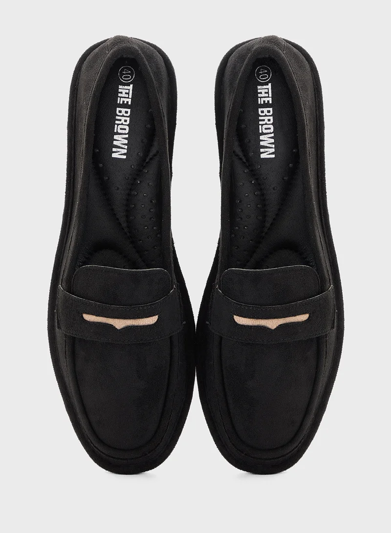 THE BROWN Ladies Penny Loafer