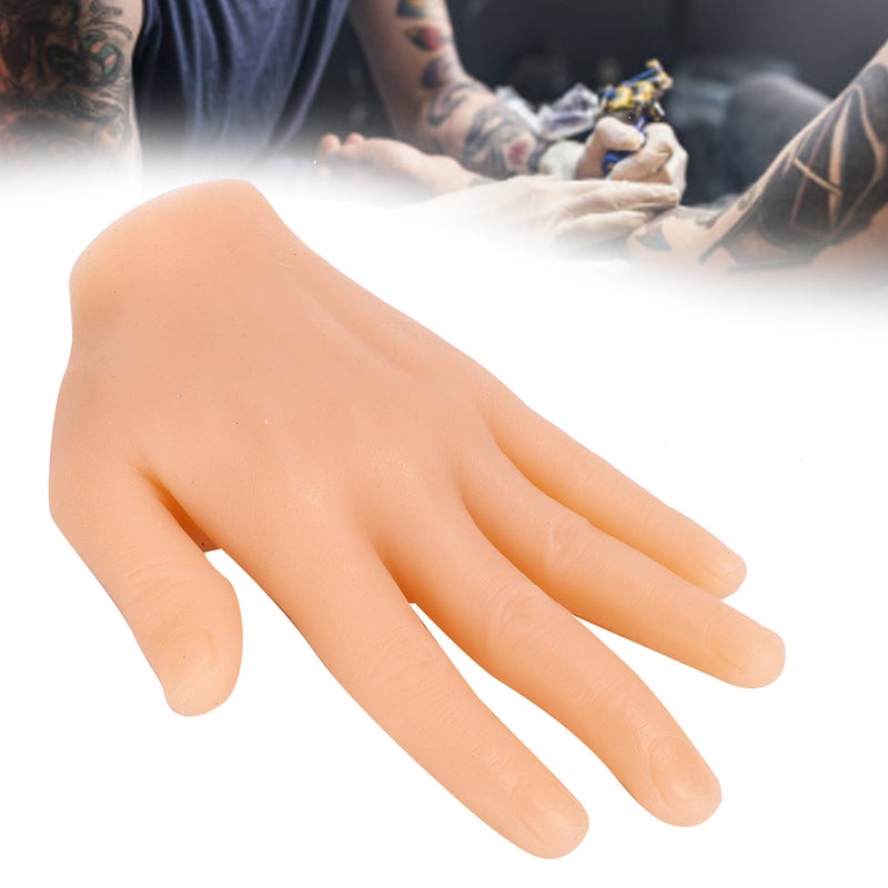 Tattoo Practice Hand Silicone Soft Tattoo Practice Fake Hand for Tattoo Artists BeginnersRight Hand - Image 4