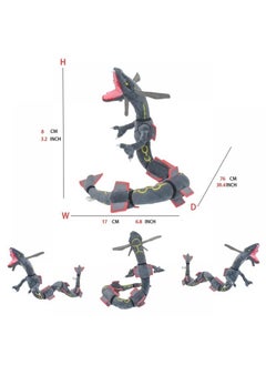 Y&D 1-Piece Pocket Monsters Figure Rayquaza Plush Toys 76cm  - Image 3