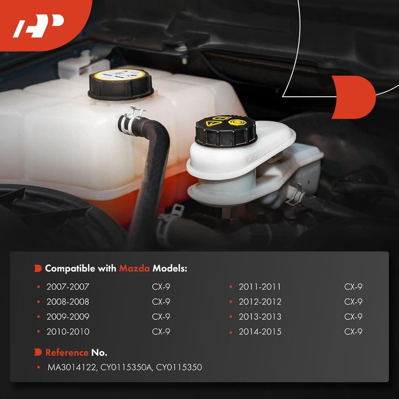 A-Premium Engine Coolant Reservoir Tank for Mazda CX-9 - Image 2