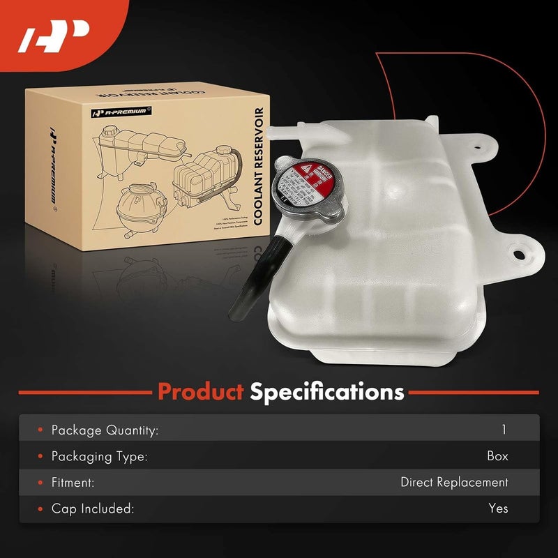 A-Premium Engine Coolant Reservoir Tank for Mazda CX-9 - Image 3
