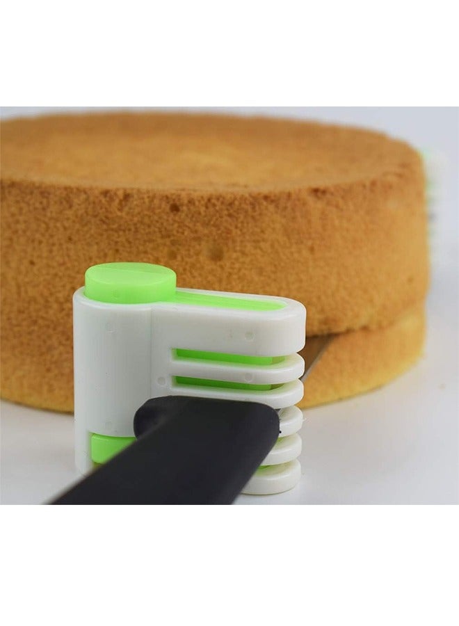 4Pcs DIY Cake Slicer, Stratification Auxiliary, Bread Slice, Toast Cut, 5 Layers Leveler Slicer, Bread Cake Segmentation, Toast Slice Layered Auxiliary Divider, Kitchen Fixator Tool - Image 5