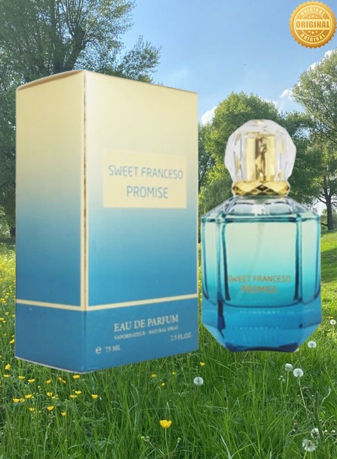 PROMISE 4 Pieces Sweet Franceso Promise Perfume Blue 75ml EDP - Image 2