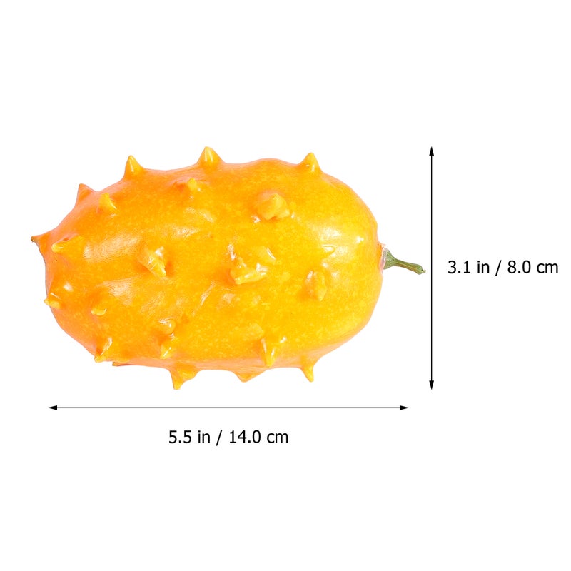Simulated Fabric Ginseng Fruit Artificial Fruits Photography Props Shop Window Adornment Ornament for Home Shop (Orange) - Image 2