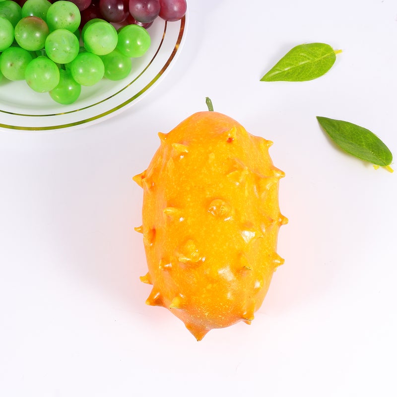 Simulated Fabric Ginseng Fruit Artificial Fruits Photography Props Shop Window Adornment Ornament for Home Shop (Orange) - Image 5