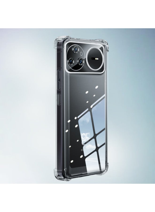 Freeson Huawei Nova 15 Pro Full Coverage Transparent Soft Case With Airbag Corners And Ring Holder - Shockproof Lens Protection - Image 1