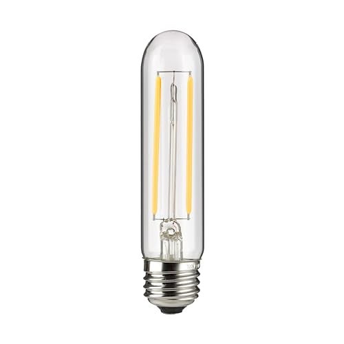 Sunlite مصباح LED فيلمنت T10 من صنلايت 80610، 2 وات (معادل 25 وات)، 160 لومن، قاعدة E26، قابل للتعتيم، 126 مم، عبوة واحدة 2200K - كهرماني - Image 5