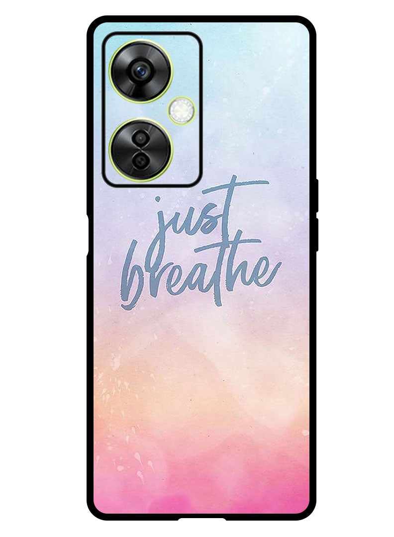 Theodor Protective Case Anti Scratch Shock Proof Bumper Cover For OnePlus Nord CE 3 Lite Just Breathe - Image 1