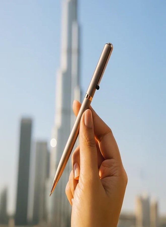 The Messy Corner Frappe Pen |Ball Pen Matte coffee finish |Coffee Aroma Pen Comfortable to Hold & Write I Gift for Men & Women- Coffee Edition - Image 3