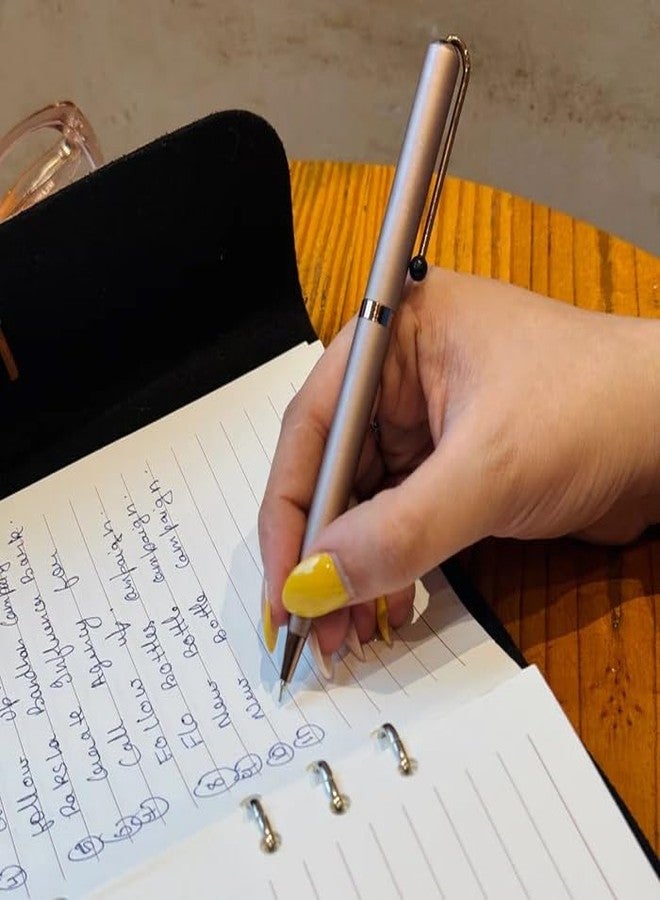 The Messy Corner Frappe Pen |Ball Pen Matte coffee finish |Coffee Aroma Pen Comfortable to Hold & Write I Gift for Men & Women- Coffee Edition - Image 2