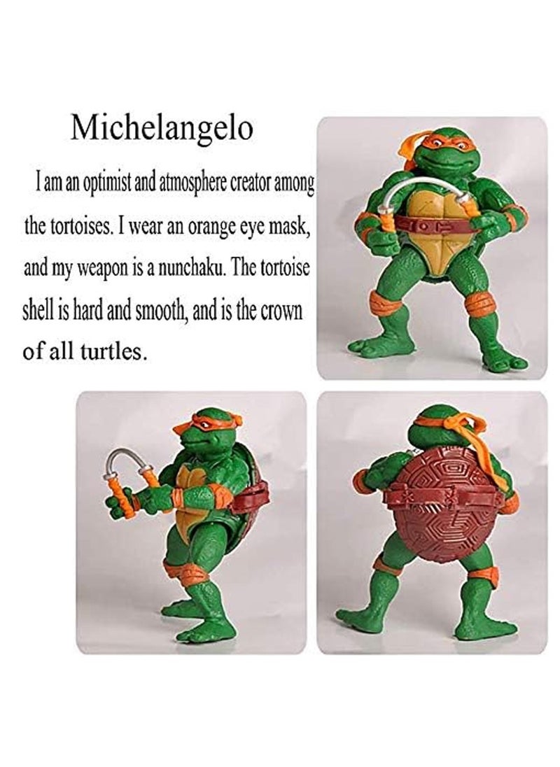 Generic - Ninja Turtles 6 PCS Set TMNT Action Figures - Image 1