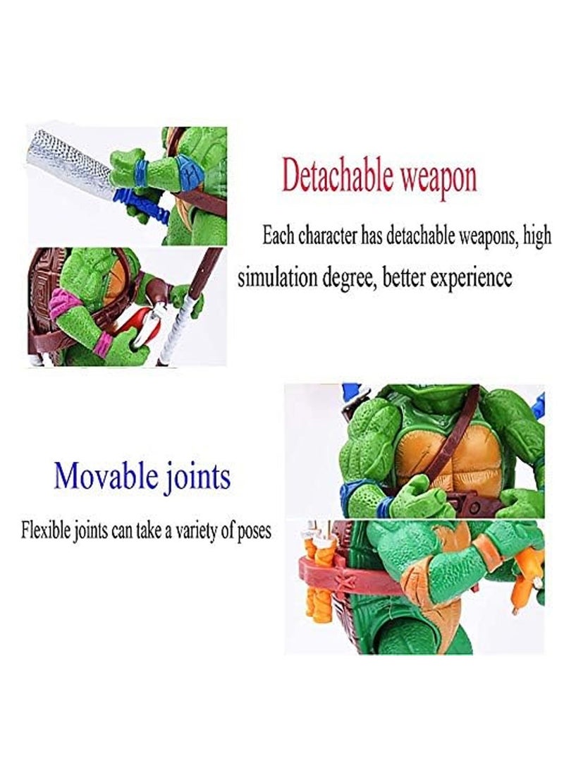 Generic - Ninja Turtles 6 PCS Set TMNT Action Figures - Image 1