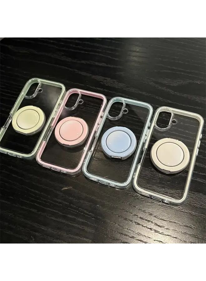 Blue 2 In 1 Protective Case With Stand For iPhone 16 Pro Pro Max Plus 15 Pro Max - Image 2