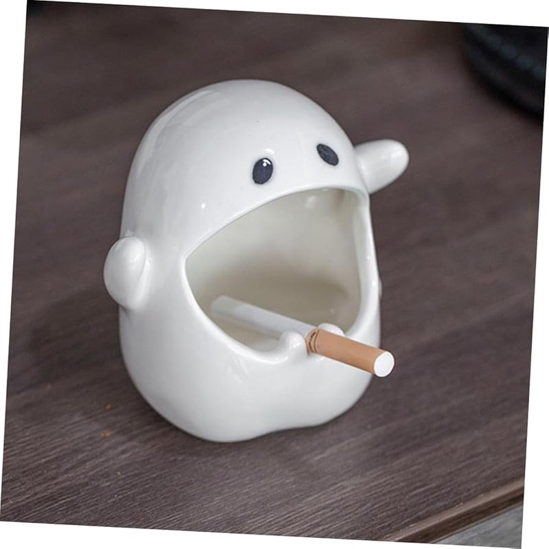 منفضة سجائر أشباح منحوتة عتيقة، إكسسوار ديكور منزلي لسطح المكتب - Image 5