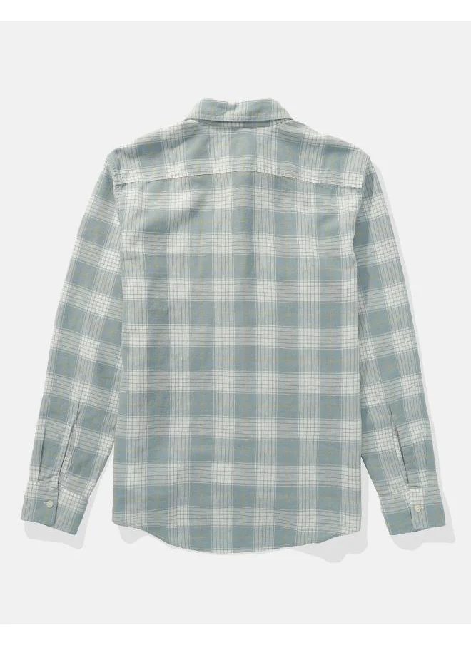 American Eagle Checked Slim Fit Shirt
