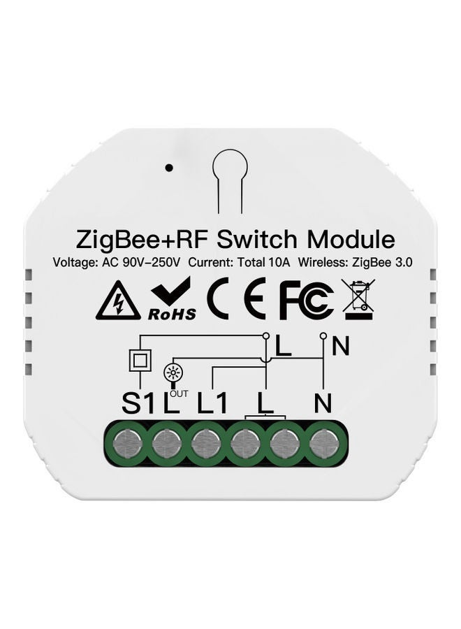 NIBEMINENT ZigBee And RF Switch Module White - Image 1