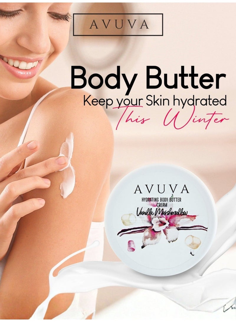 أفيفا كريم زبدة مرطب للجسم بالفانيليا والمارشميللو 200 جم - Image 3