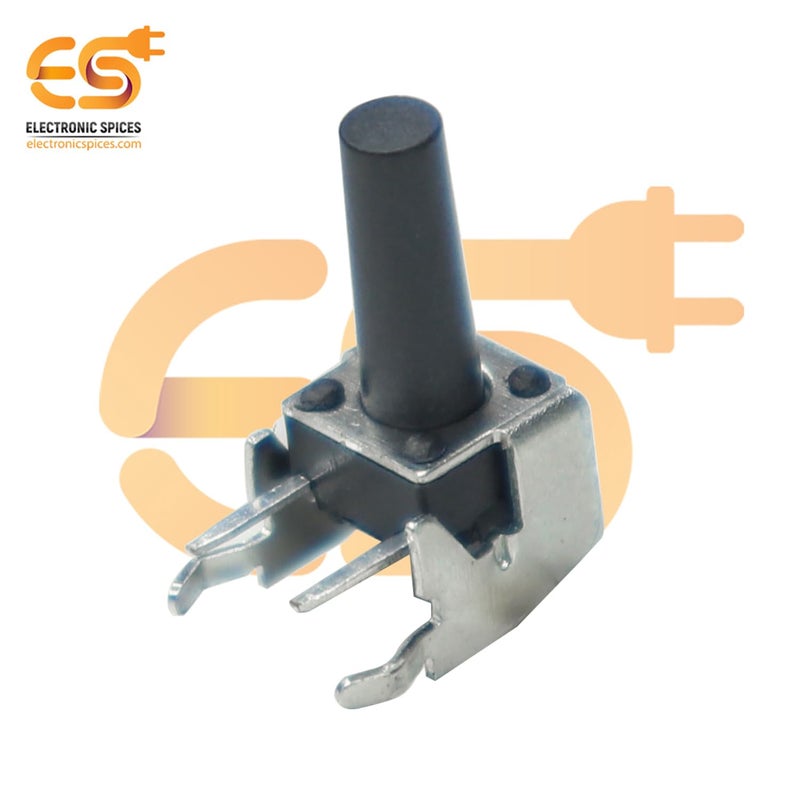 Electronicspices Electronic Spices 6x6x13mm 2 Pin Right Angle Push Button Momentary Tactile Switch Pack of 100  - Image 3