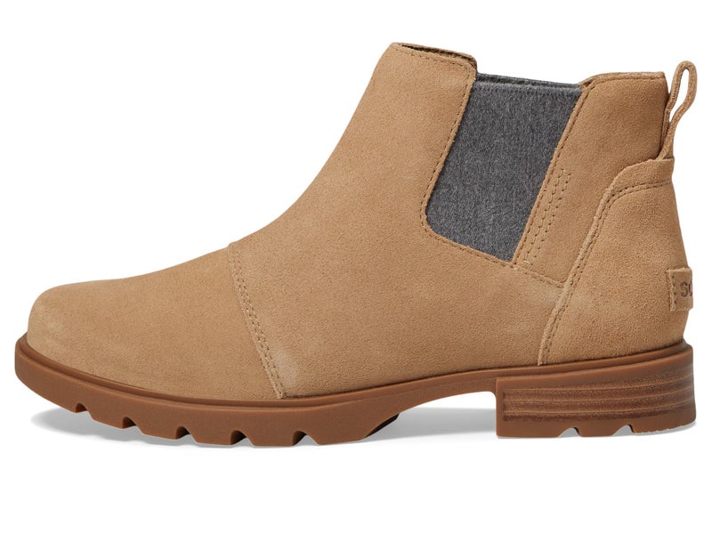 SOREL Womens Emelie lll Chelsea Waterproof Boot Dusty Tan Gum 10 75