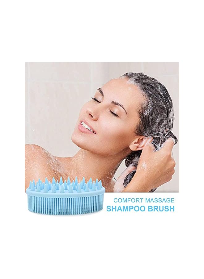 Zaboon Pack Silicone Body Scrubber Exfoliating Body Scrubber Soft Silicone Loofah Body Scrubber Fit For Sensitive And All Kinds Of Skin Clean And Sanitary Rapid Foaming - Image 3