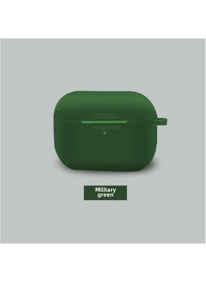 Generic - Protective Case For Airpods Pro Apple Third Generation Airpodspro2 Wireless Headset Silicone Case-Color:5743C Army Green-Applicable Model:Airpods Pro2 (one-piece Model With Ears And No Dust Plug) - Image 1