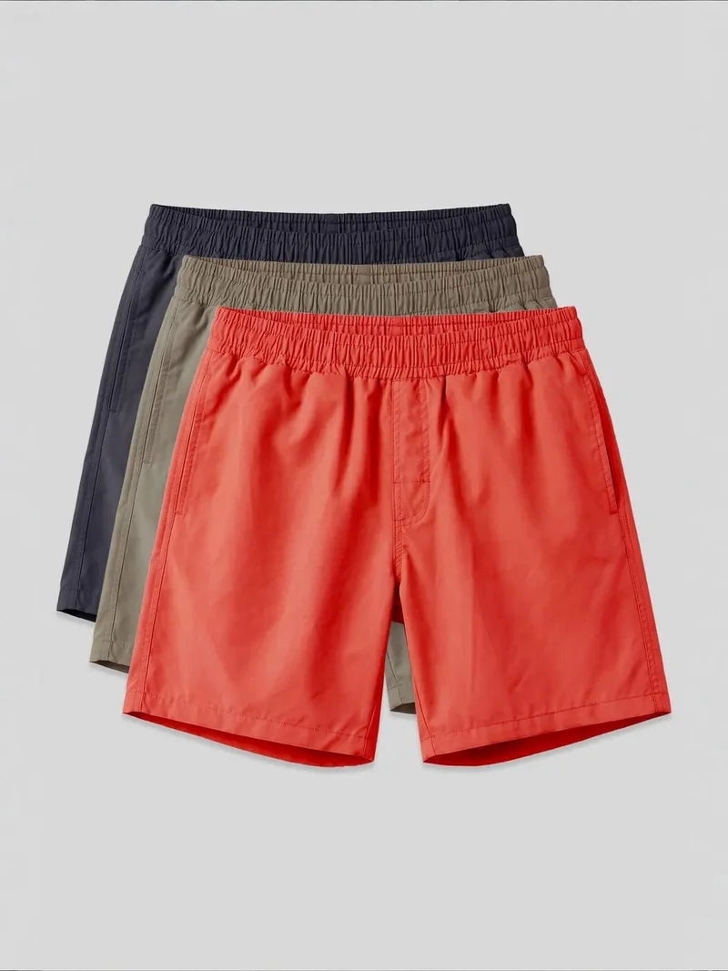 TOMMY Men's Mid Waist Swim Shorts