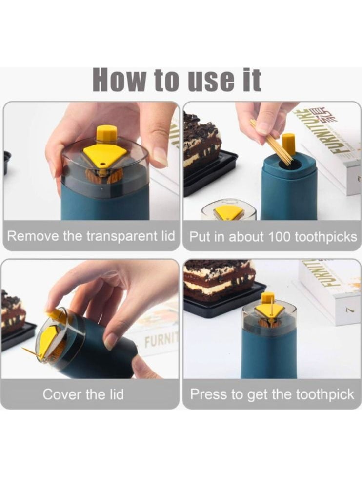 Generic - Automatic Toothpick Dispenser and Holder (Blue) - Image 1