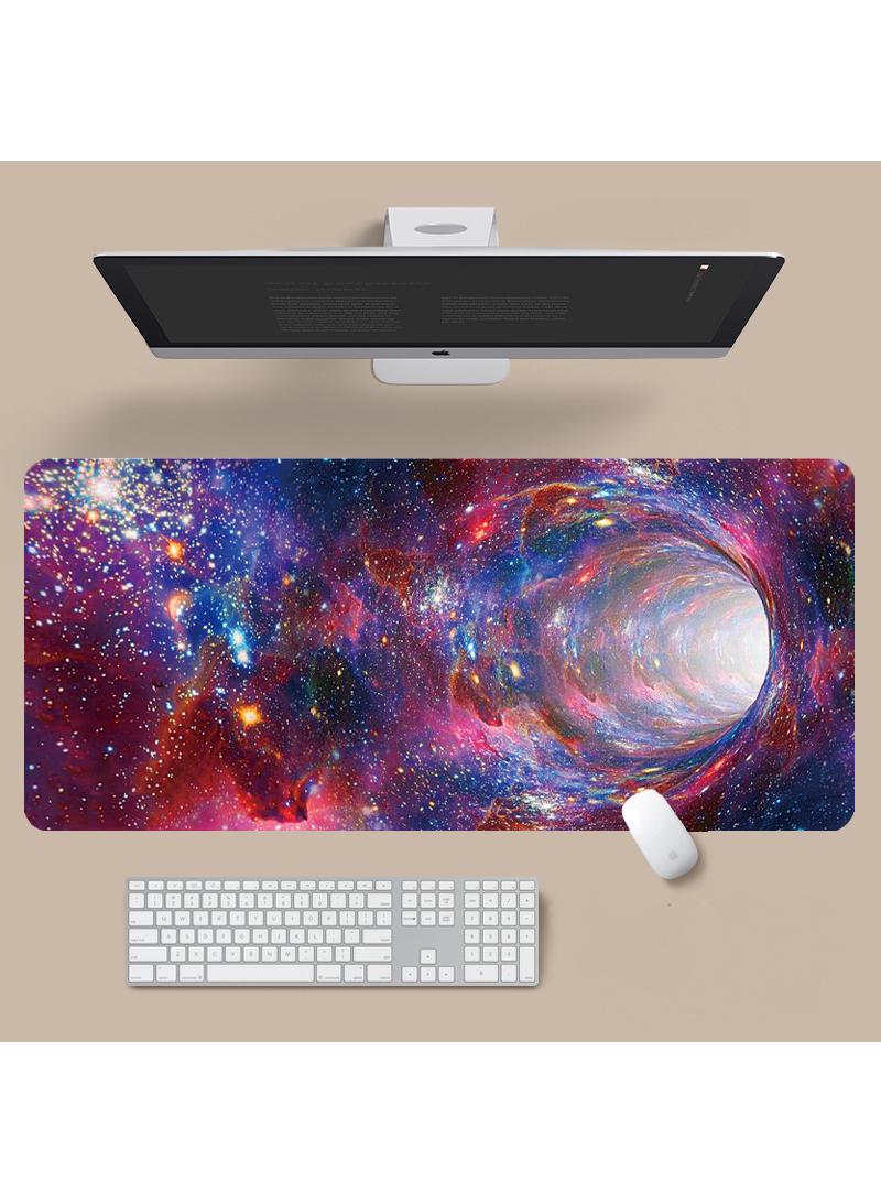 Y&D Starry Sky Pattern For Esports Games Gaming Mouse Pad Extended Large Mat Desk Pad Stitched Edges Mousepad Long Mouse Pad And Non-Slip Rubber Base Mice Pad 900X400X4mm - Image 1