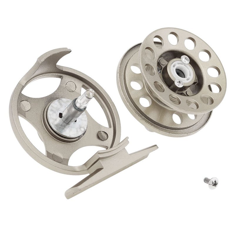 OriGlam Fly Fishing Reel Fishing Wheel, Fly Ice Fishing Reel Spinning Fishing Reels, Powerful Lightweight Spinning Reels for Freshwater Saltwater (Grey) - Image 3