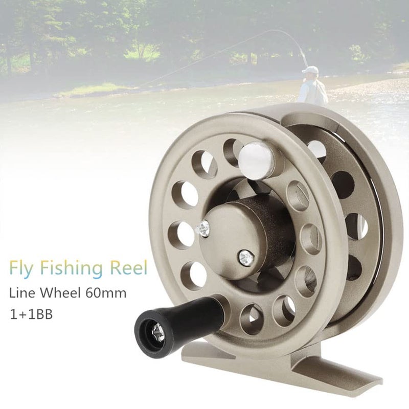 OriGlam Fly Fishing Reel Fishing Wheel, Fly Ice Fishing Reel Spinning Fishing Reels, Powerful Lightweight Spinning Reels for Freshwater Saltwater (Grey) - Image 2
