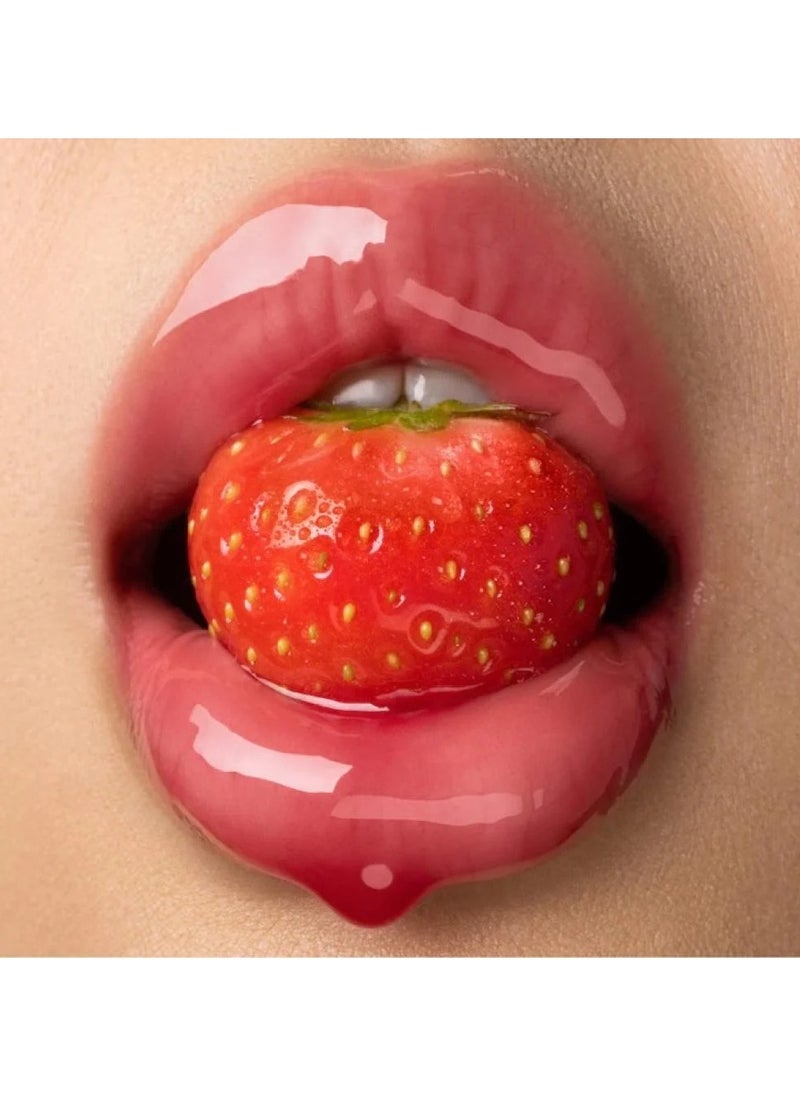 Gisou Gisou Honey Infused Hydrating Lip Oil - Strawberry Sorbet  - Image 3