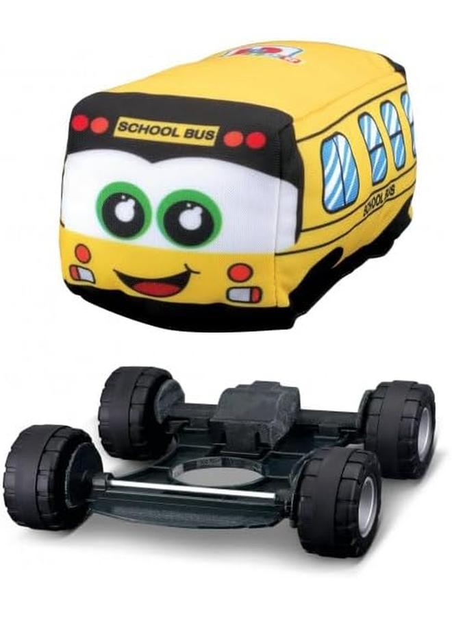 بي بي جونيور لعبة حافلة المدرسة ماي فيرست سوفت كار باللون الأصفر - Image 2