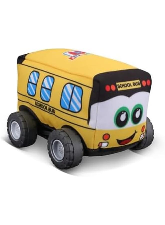 بي بي جونيور لعبة حافلة المدرسة ماي فيرست سوفت كار باللون الأصفر - Image 1