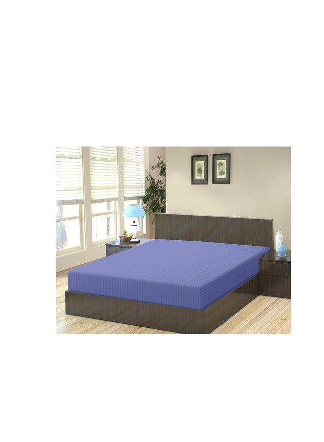 بروماس ملاءة جاهزة من الألياف الدقيقة المخططة - مفردة 90 × 190 سم - Image 2