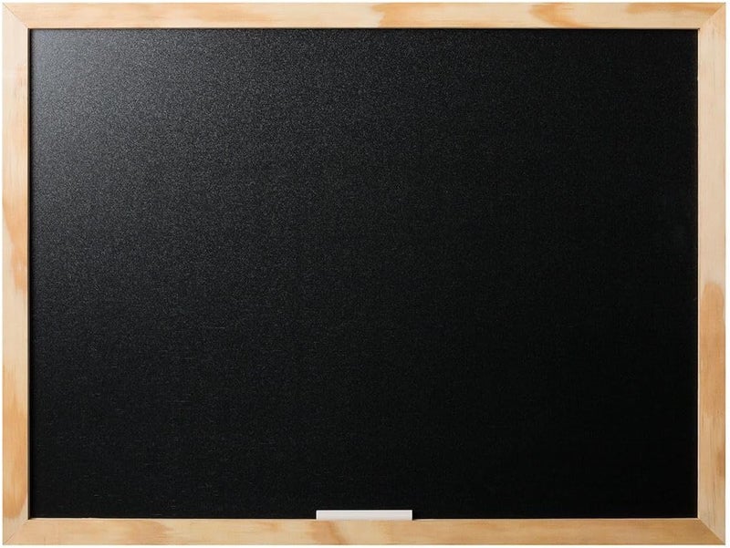MasterVision Pine Wood Frame Chalkboard - 24" x 36" - Image 1