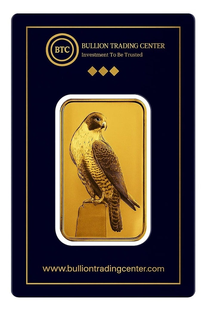 بي تي سي سبيكة ذهب 2.5 جرام عيار 24 – الصقر من BTC
