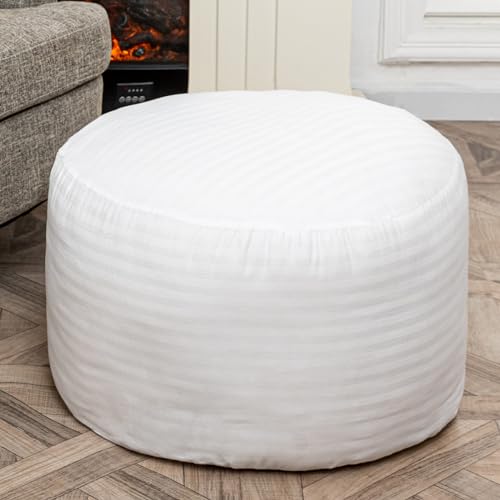 Asuprui Pouf Filler Pouf Stuffing Ottoman Foot Rest Insert Pouf Insert 20" Dx12 H in Chair Filler Footstool Filling Round Ottoman Filling Floor Poof Stuff Pouf Ottoman Filler - Image 1