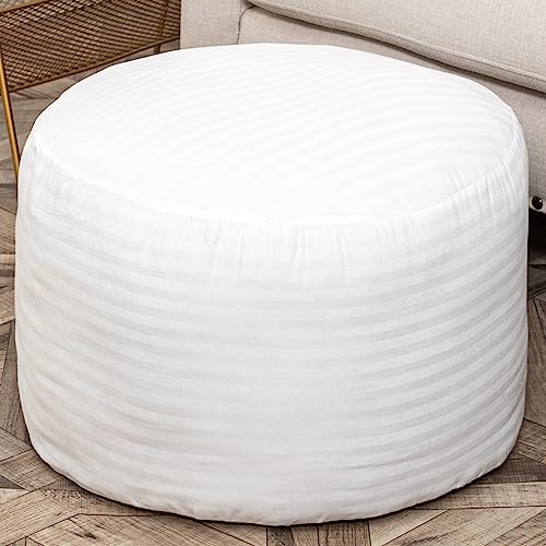 Asuprui Pouf Filler Pouf Stuffing Ottoman Foot Rest Insert Pouf Insert 20" Dx12 H in Chair Filler Footstool Filling Round Ottoman Filling Floor Poof Stuff Pouf Ottoman Filler - Image 5