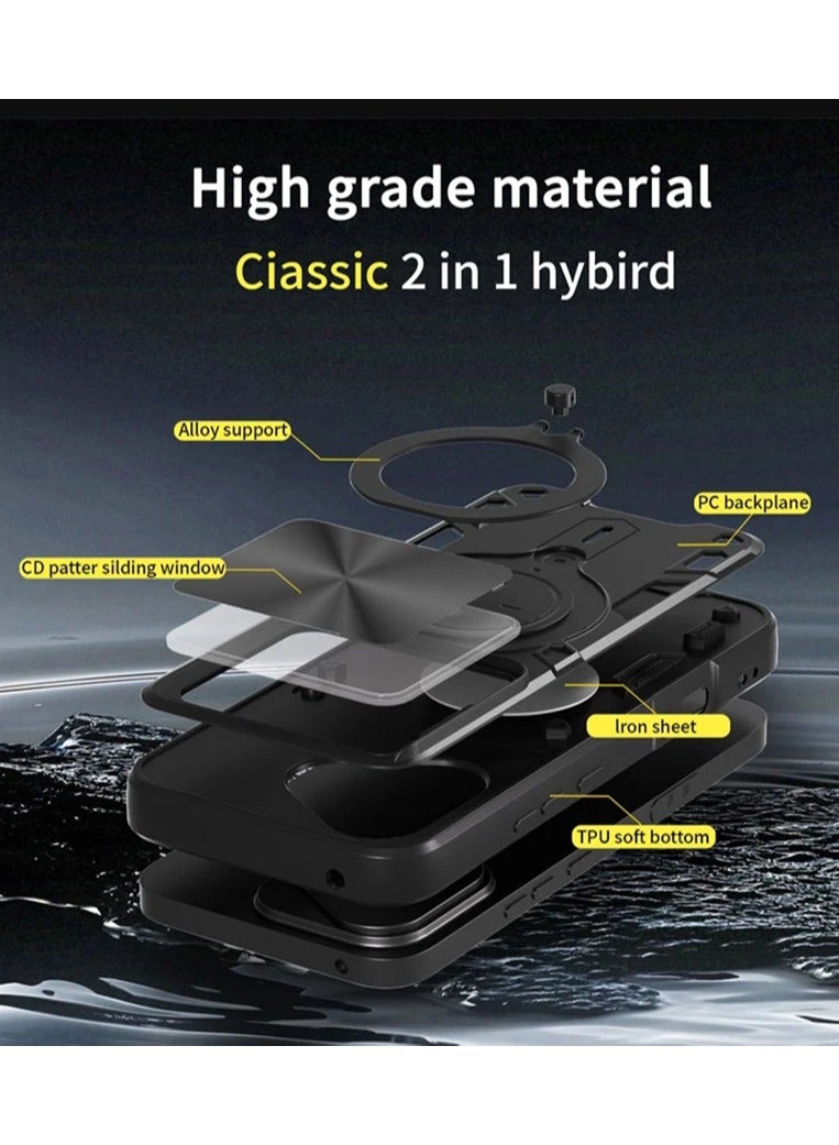 Compatible with Honor 400 Lite Case.with Slide Camera Lens Cover Compatible with Honor 400 Lite Case (Black） - Image 5