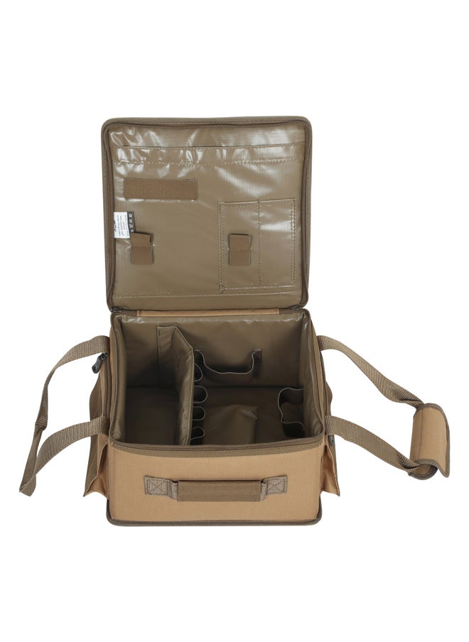 AL SANIDI Al-Khair bag for trips, Camping bag, Kaki, Size 33*32*18Cm  - Image 5