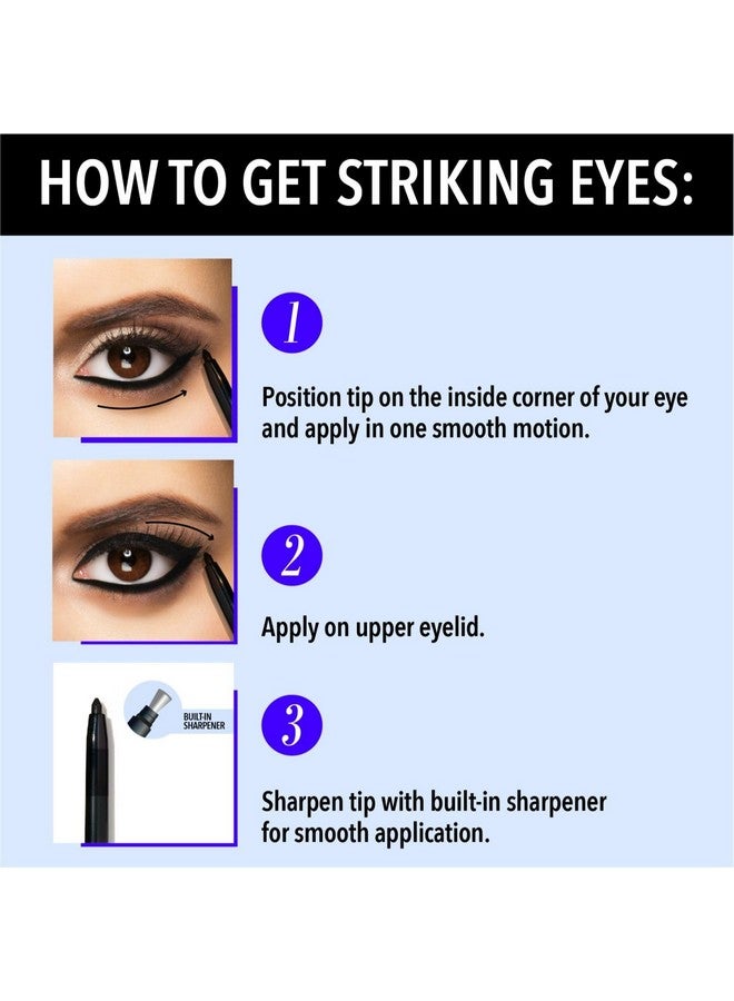 بلو هيفن مجموعة Blue Heaven من 3 قطع من أقلام الكحل الناعمة (أسود)، وقلم الكحل الناعم (أزرق)، وقلم الكحل الناعم (أخضر) بلمسة نهائية غير لامعة، متعددة الألوان - Image 3