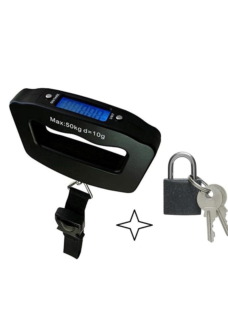 A Weighing Scale For Large Bags Up To 50 Kilograms, Wide With A 20mm Travel Bag Lock  - Image 2