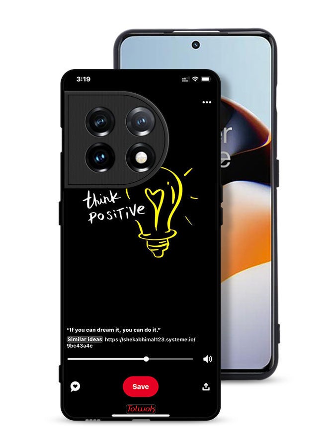 Tolwak OnePlus 11 5G Protective Case Cover Think Positive - Image 1