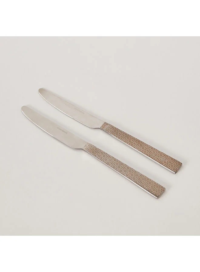 Home Box Vivante 2-Piece Dinner Knife Set 21x2 cm