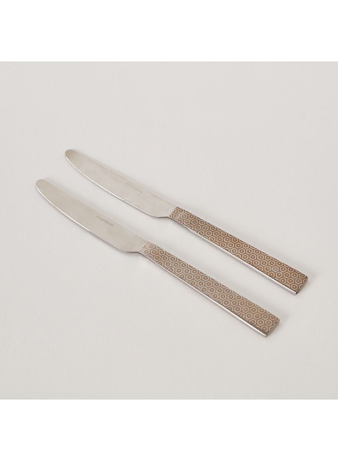 Home Box Vivante 2-Piece Dinner Knife Set 21x2 cm - Image 5