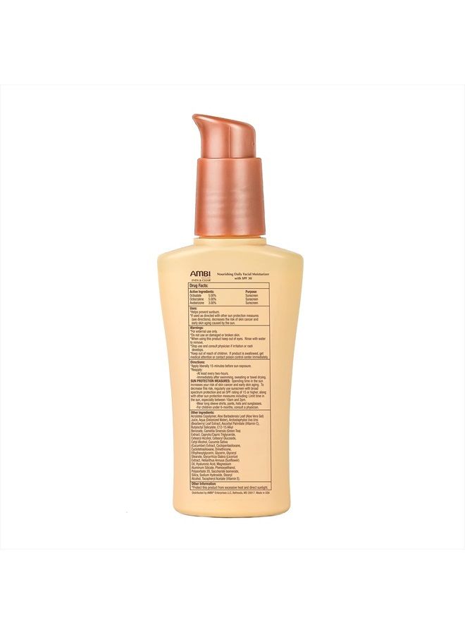 ambi Even & Clear Daily Facial Moisturizer SPF 30 Helps Even Tone Skin Softening Sun Protection Hyaluronic Acid Aloe Aloe Vera Gel Sensitive Skin Fragrance Free, 3.5 Ounce  - Image 5