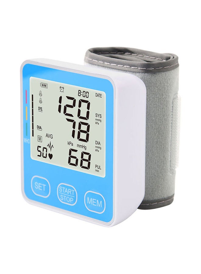 Loquat Digital LCD Wrist Type Electronic Blood-Pressure Monitor - Image 1