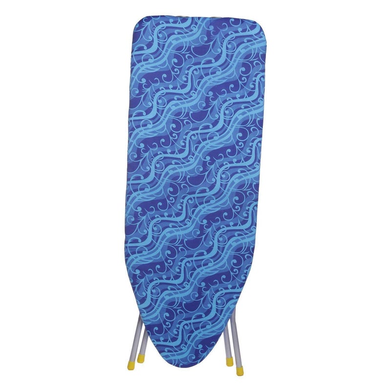 MOREYAJI Moreyaji Wooden Self Standing Foldable Height Adjustable Premium Ironing BoardIron Table Stand with Press Holder Color May Vary MultiColor Make in India  - Image 1