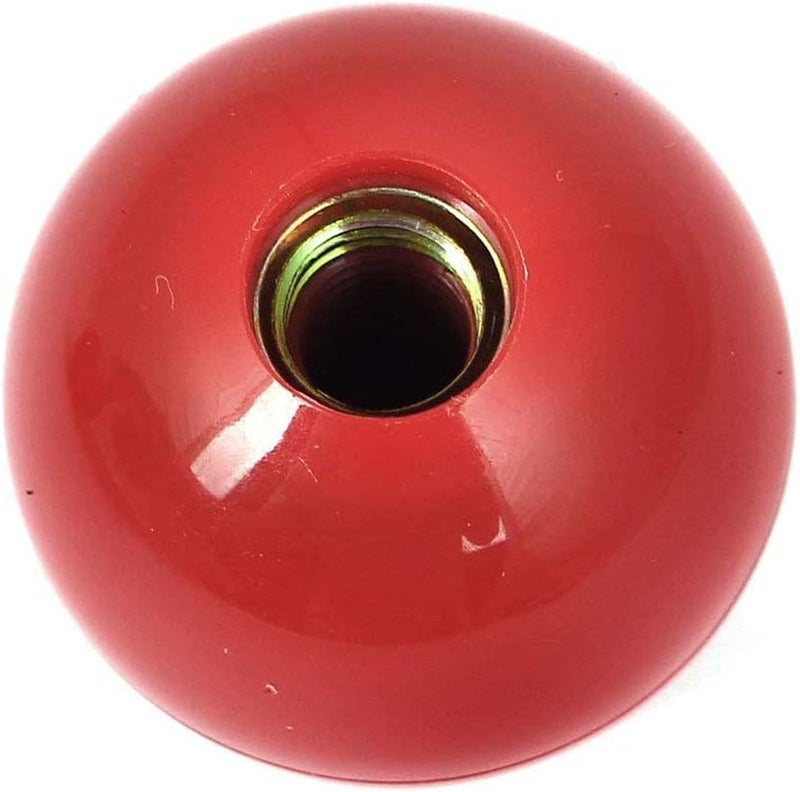 COMOK Red 5pcs 38mm Diameter 10mm Hole Diameter Mounded Threaded Handling Round Ball Knob - Image 3